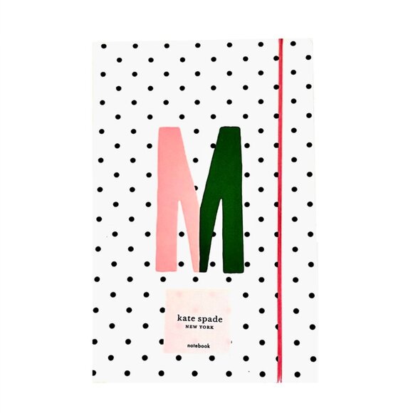 Kate Spade New York  Sparks of Joy Initial Notebook Letter "M" on Cover NEW - Picture 1 of 4